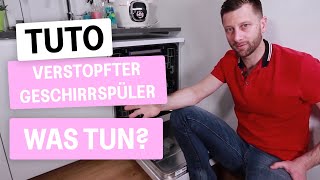 Mein Geschirrspüler ist verstopft was tun 4 Tipps [upl. by Mikkel]