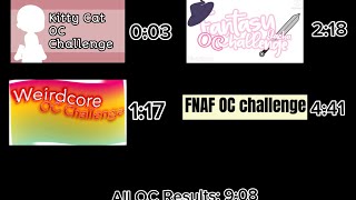 4 OC Challenges I was bored Timestamps in Desc [upl. by Owen485]