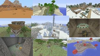 Minecraft Xbox One  PS4 Seed The Best Ever All Biome Classic Survival Seed [upl. by Dlanar763]