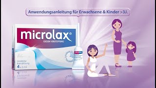 Microlax® Anwendung für Erwachsene amp Kinder ab 3 J [upl. by Raila540]