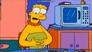 The Simpsons  Marges stomach growling [upl. by Atteoj]