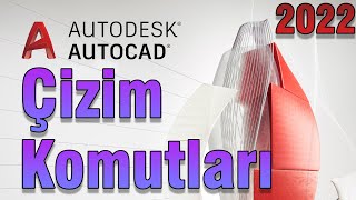 AutoCAD 2022  Çizim Komutları [upl. by Kcirddehs]