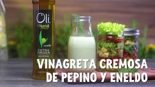 Vinagreta Cremosa de Pepino  Oli de Nutrioli [upl. by Ailehc]