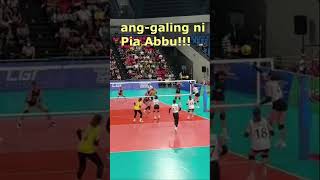 ang galing ni pia abbushorts VLeague2024  ust vs feu  Vleague Finals Game 1 Sept 29 2024 [upl. by Ahsyak]