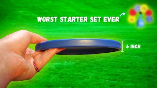 I Tried The Worst Disc Golf Starter Set Ever [upl. by Aihsercal]