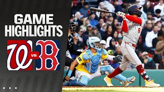 Nationals vs Red Sox Game Highlights 51124  MLB Highlights [upl. by Ainar]