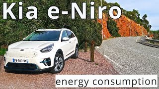 Kia eNiro energy consumption [upl. by Ahsi]