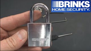 27 Brinks 40mm Padlock How to Pick Security Pins [upl. by Scherman712]