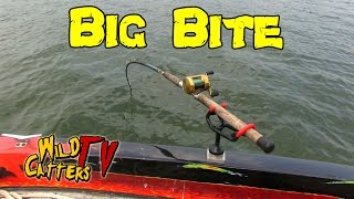 Ohio River ActionFishing for Blue catfish around mussel beds [upl. by Irej]