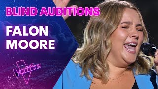 Falon Moore Performs Kelly Clarksons Piece By Piece  The Blind Auditions  The Voice Australia [upl. by Ragouzis268]