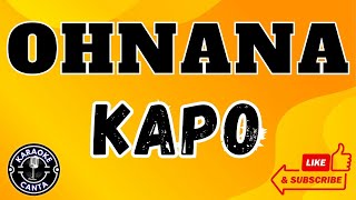 OHNANA  KAPO  KARAOKE LETRA [upl. by Champaigne]