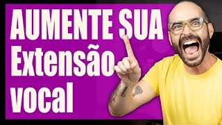 Aumente sua extensão vocal e tessitura vocal TREINO COMPLETO  Voz em Construção [upl. by Aytak]