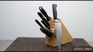 Zwilling JA Henckels Four Star Knife Block Set [upl. by Elwina]