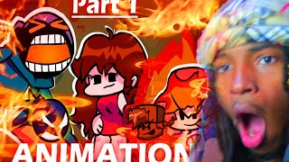 THIS ANIMATION IS AMAZING  Whitty vs Boyfriend Fire Fight Part 1 Friday Night Funkin Animation [upl. by Kavita]