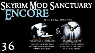 Skyrim Mod Sanctuary 36  ENCORE Project Reality  Climates of Tamriel Weather and lighting mod [upl. by Odraccir]