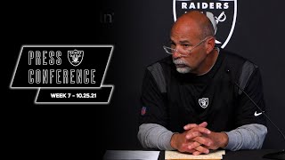 Coach Bisaccia Recaps Week 7 Talks Bye Week and More  Raiders  NFL [upl. by Drofnelg]