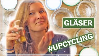 7 DIY Ideen mit alten GLÄSERN  kreatives UPCYCLING selber machen [upl. by Aymahs47]