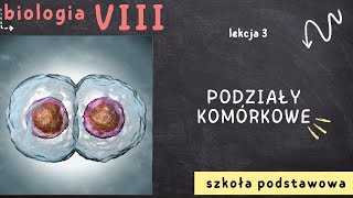 Biologia 8 Lekcja 3  Podziały komórkowe [upl. by Ennail427]