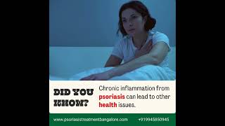 Chronic inflammation from psoriasis can lead to other health issues psoriasis inflammation [upl. by Ibob]