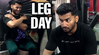 Leg Day pe Khatarnak exercise kar li  Leg Exercise  Gym vlog  ElCapitan Aesthetics [upl. by Dnalor]