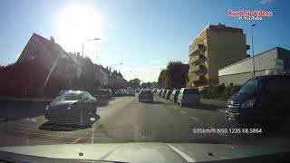 driving in Frankfurt am Main and Hanau  Germany  September 2018  road trip [upl. by Gardel641]