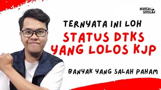 KJP PLUS 2023  STATUS DTKS YANG SEPERTI INI YANG DITERIMA OLEH KARTU JAKARTA PINTAR PLUS [upl. by Annahpos]