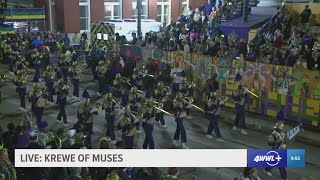 Krewe of Muses  St Augustine Marching 100 [upl. by Nwahsek133]