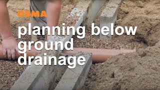 Planning your foul water and below ground drainage system  OsmaDrain [upl. by Esdnil]