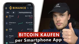 Bitcoin kaufen per APP 008 Gebühren ✔️ Binance App Tutorial – Deutsch [upl. by Renick568]