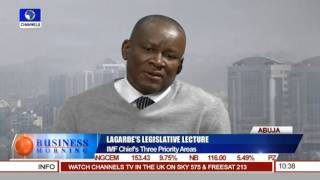 Business Morning Focus On Lagardes Legislative Lecture 070116 [upl. by Ahsetal]