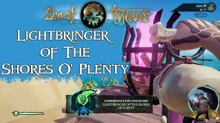 Sea of Thieves  Lightbringer of The Shores of Plenty Commendation  How To [upl. by Dunham]