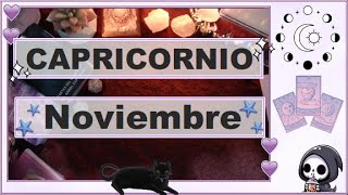 CAPRICORNIO ♑️ Amor 💖 Noviembre 2024 [upl. by Danya]