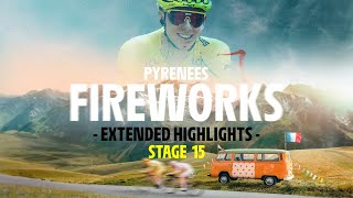 Extended Highlights  Stage 15  Tour de France 2024 [upl. by Derwon]