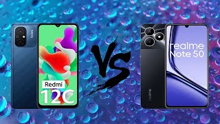 Realme Note 50 Vs Xiaomi Redmi 12C [upl. by Tiat560]