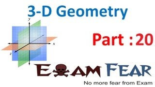 Maths 3 Dimensional Geometry part 20 Plane through 3 points CBSE class 12 Mathematics XII [upl. by Nanaj]