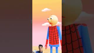 Spider Baldi Sonic and Minecraft spidermanchallenge [upl. by Aerdnahs526]