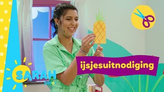 ijsjesuitnodiging  Sarah knutselt  Ketnet Junior [upl. by Demaria463]