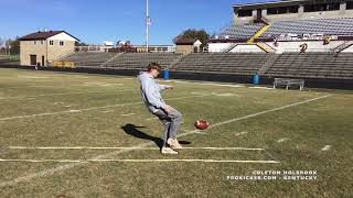 COLETON HOLBROOK KICKER PUNTER Ray Guy PROKICKERCOM KENTUCKY [upl. by Modeste]