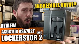 Asustor Lockerstor 2 Gen 2 NAS Review [upl. by Ennovi925]