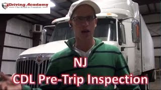 CDL Class A PreTrip Inspection  Pass Your NJ CDL Road Test [upl. by Yrbua]