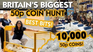 Britain’s Biggest 50p Coin Hunt – Best Bits £5000 worth of 50ps [upl. by Darooge221]