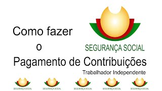 Pagamento de contribuições como fazer  Segurança social [upl. by Musette]