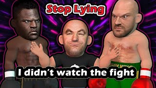 Dana didnt watch Ngannou fight [upl. by Aij304]