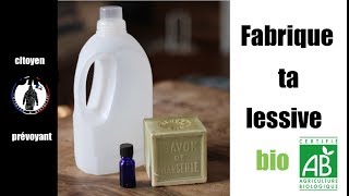 Apprendre à fabriquer de la lessive bio avec du savon de Marseille [upl. by Carlee784]