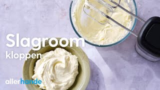 Slagroom kloppen  Recept  Allerhande [upl. by Ziagos596]