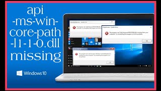 apimswincorepathl110dll is missing  How to Fix  Windows 71011 [upl. by Aihc603]