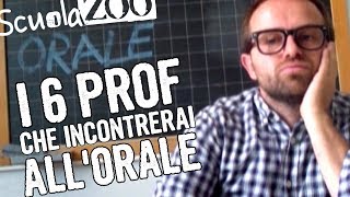 I 6 PROF che INCONTRERAI allESAME ORALE  Enrico Galliano ScuolaZoo [upl. by Karilynn]