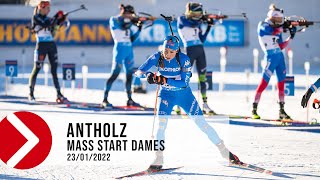 MASS START DAMES  ANTHOLZ 2022 [upl. by Finlay]