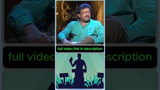 Understanding Situations with RGV Insights from the Maverick Filmmaker  RGV [upl. by Amoihc]