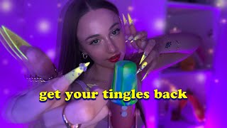 CLICK to get your TINGLES BACK ☆💫 unpredictable  delayed ASMR to CURE ur tingle immunity ☆💫😴 [upl. by Sudnak336]